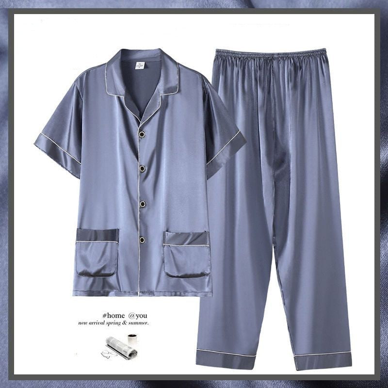 Men's Summer Short Sleeve Thin Suit