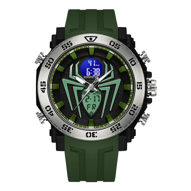 Spider Multifunctional Luminous Waterproof Watch