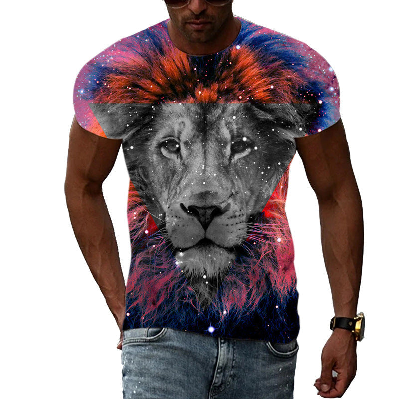 Men's Mesh Cartoon Anime T-shirt