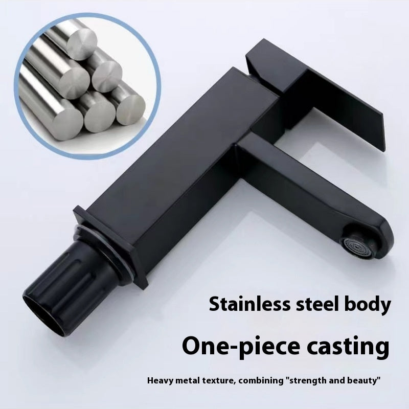 304 Stainless Steel Square Faucet