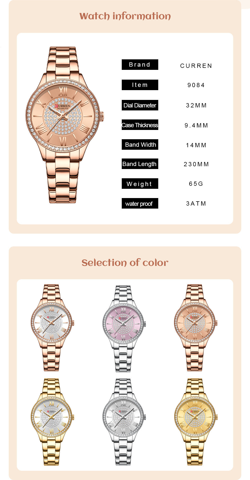 Women’s Quartz Fashion Watch