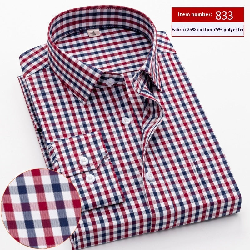Men's Long Sleeve Spring and Autumn Loose Shirt