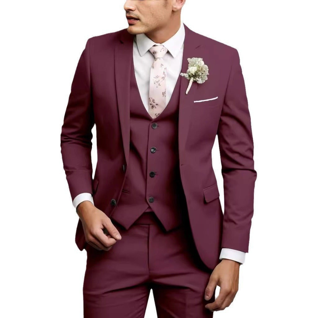 Men's Two-Button Versatile Suit Set