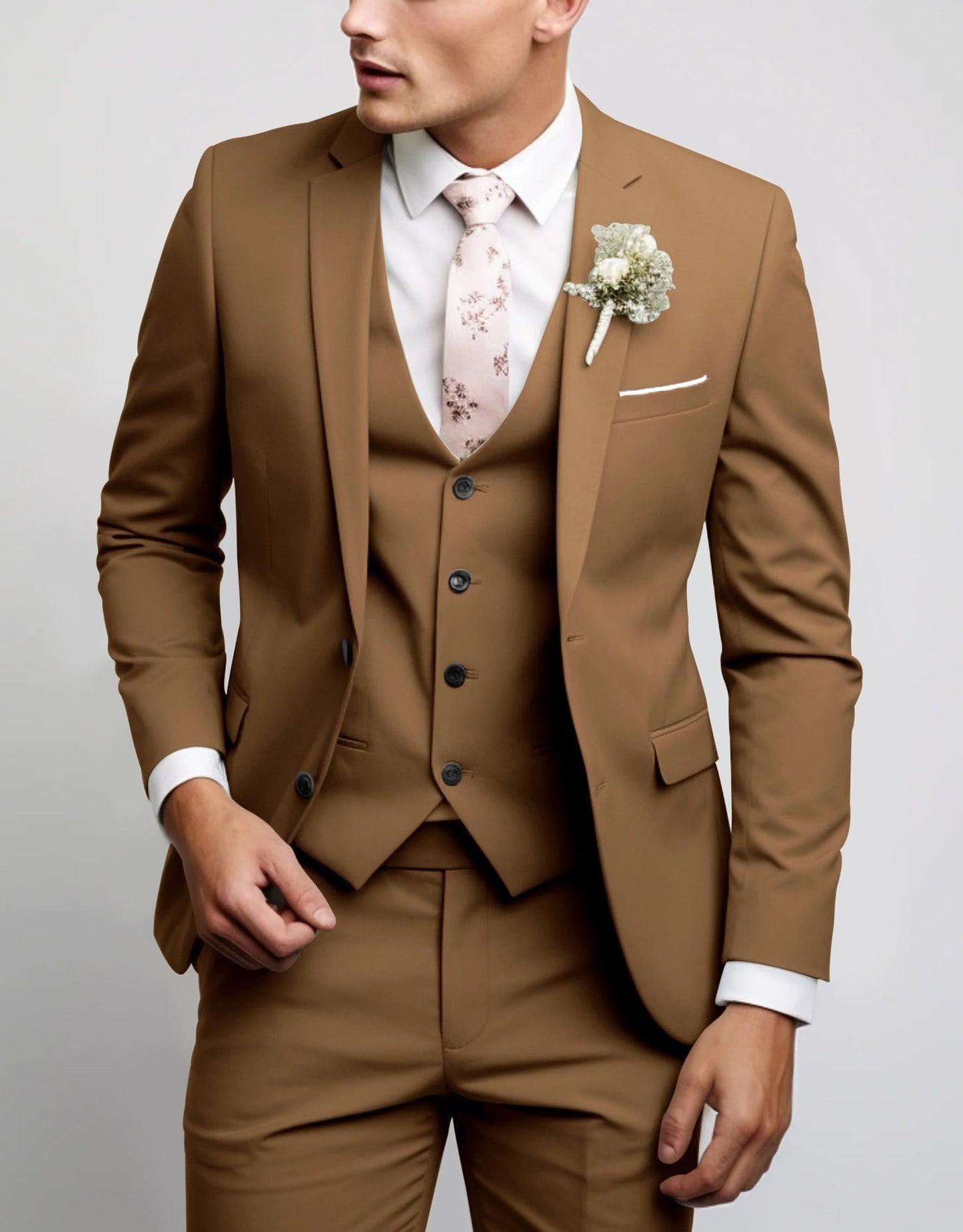 Men's Two-Button Versatile Suit Set
