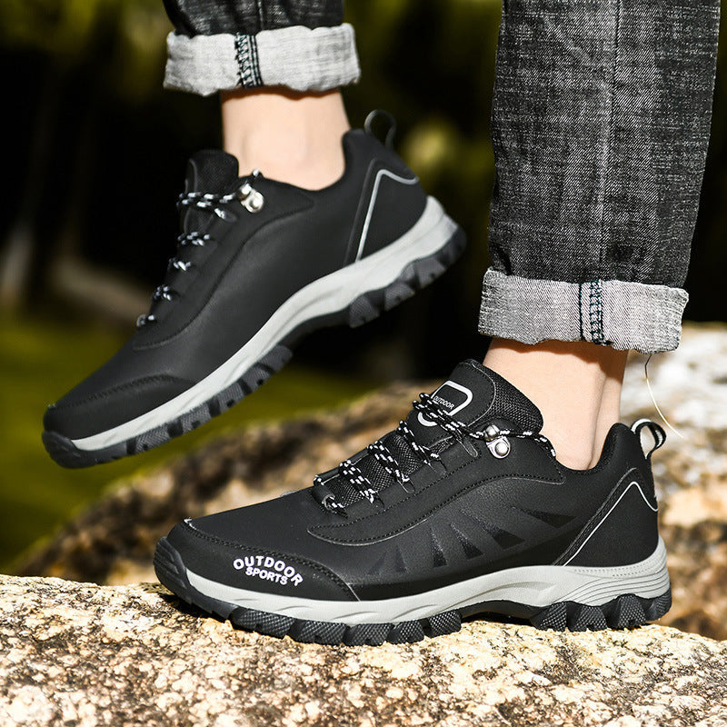 Men's Warm Plush Mountaineering Shoes