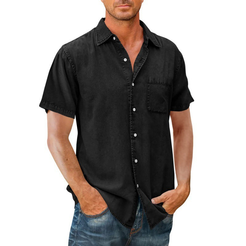 Men's Polo Solid Pocket Shirt