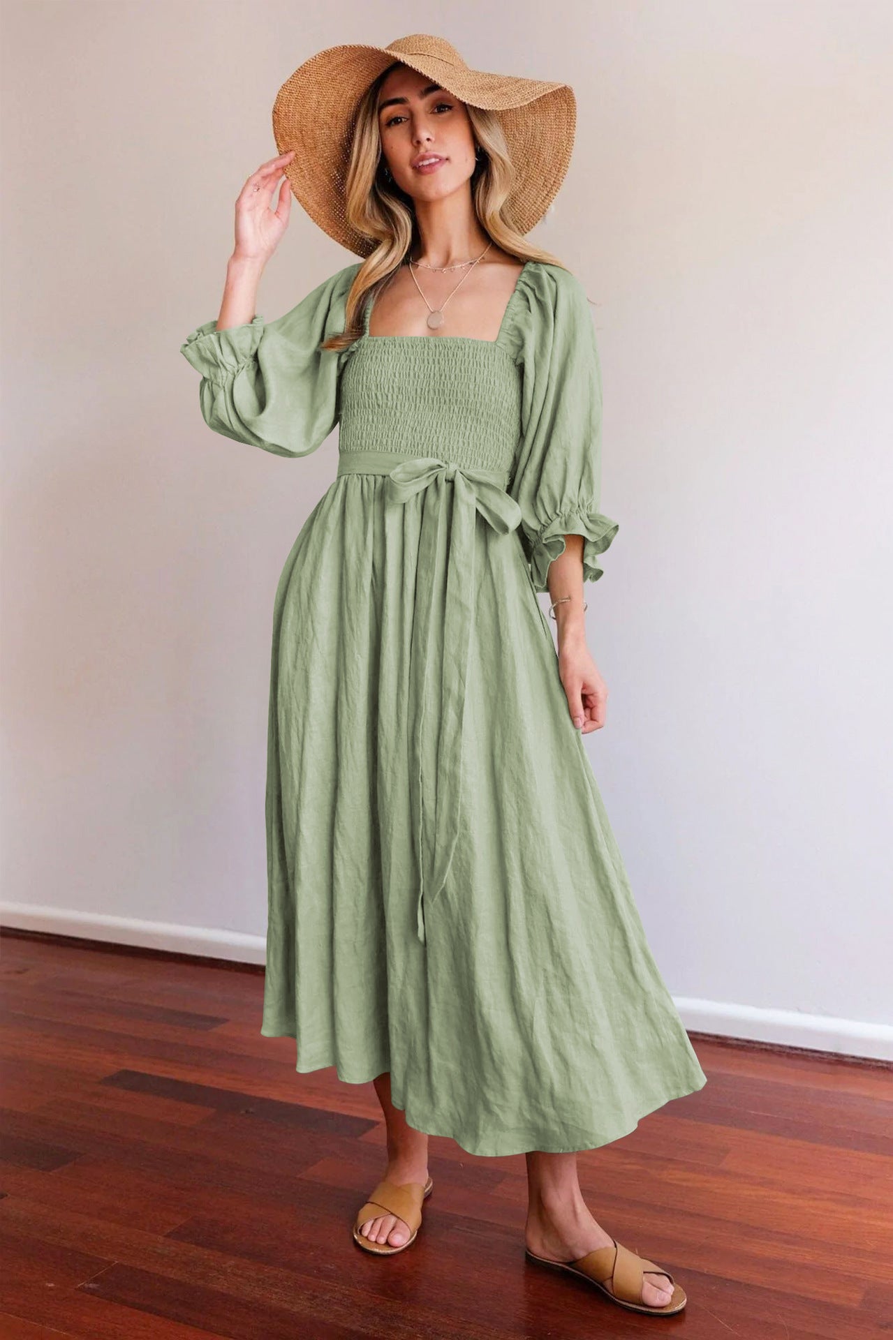 Premium Ruffle Cord Dress