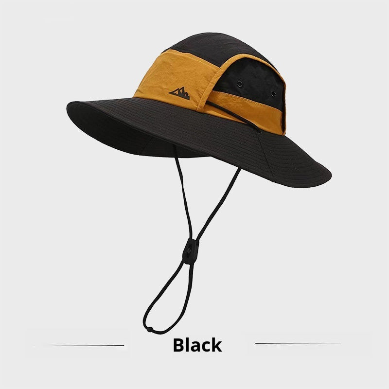 Men's Color Matching Outdoor Sun Protection Cap