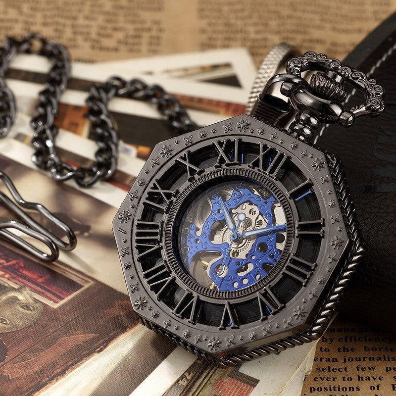 Octagonal Mechanical Pocket Watch