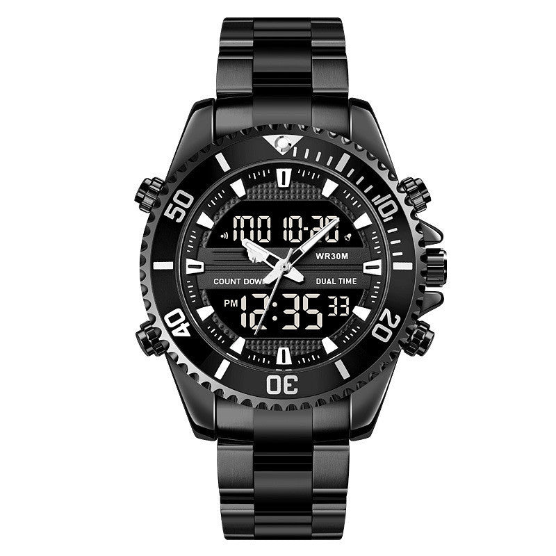 Men's Dual Display Sports Watch