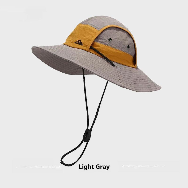 Men's Color Matching Outdoor Sun Protection Cap