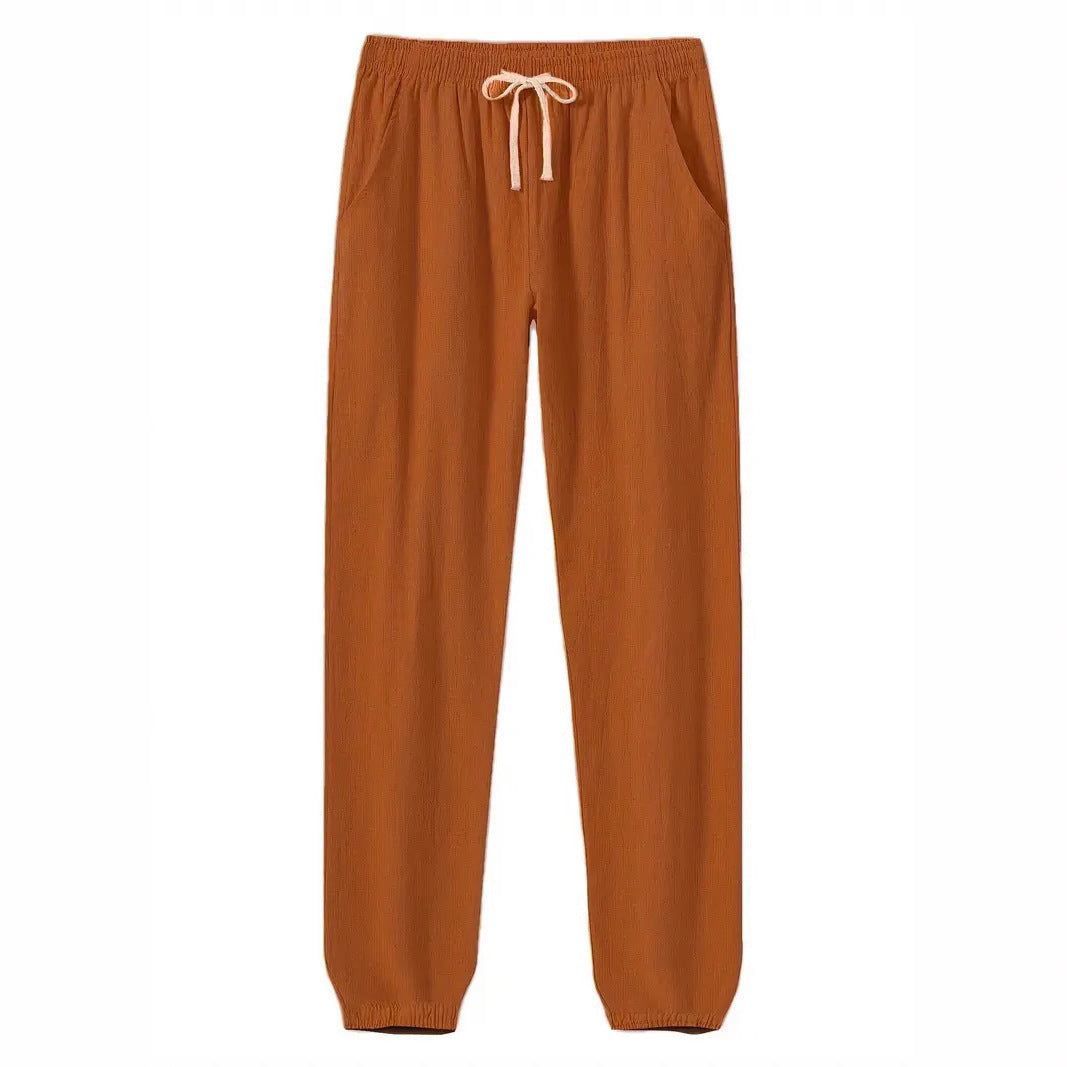 Outdoor Slim Ankle-Tie Sports Pants