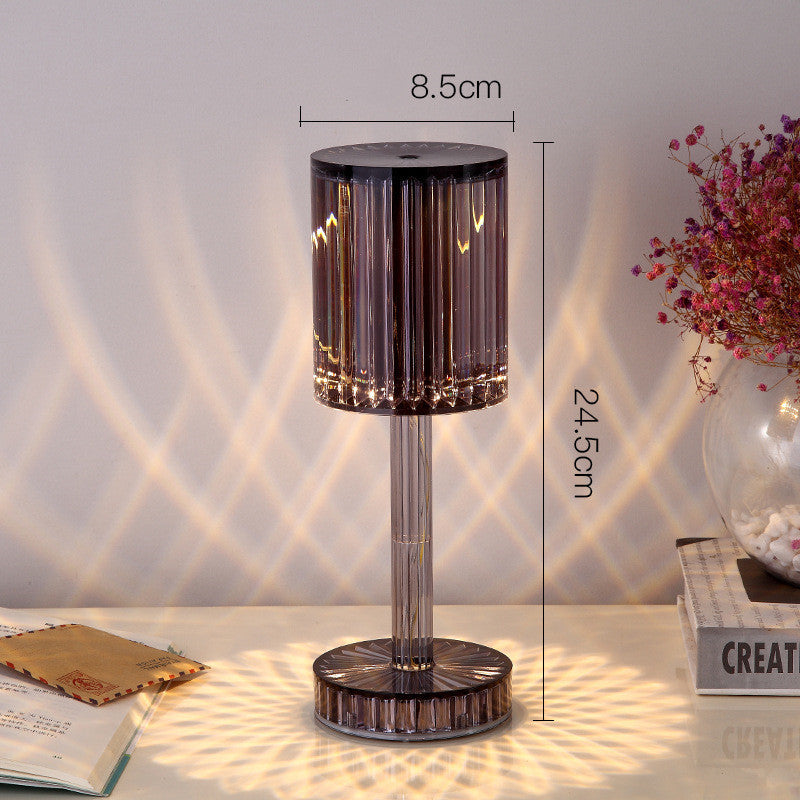 Crystal Diamond Table Lamp — Romantic LED Nightlight