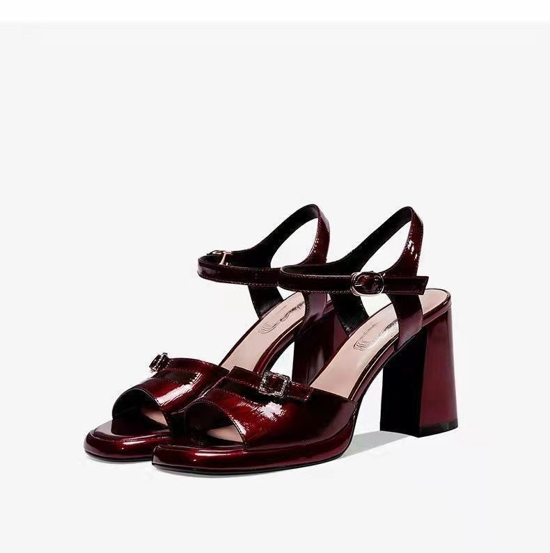 Women’s Leather Platform High Heels