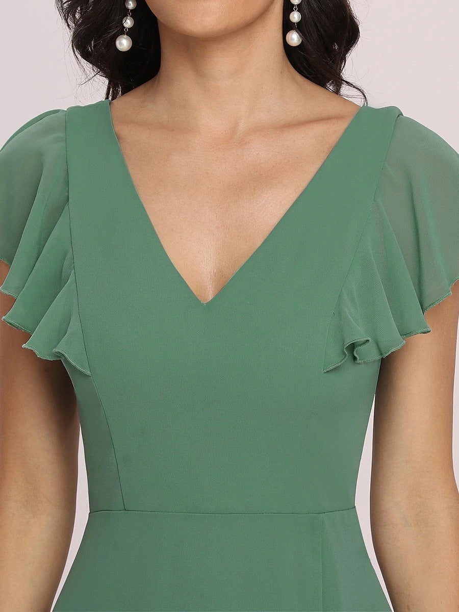 Elegant Wrap Split Skirt