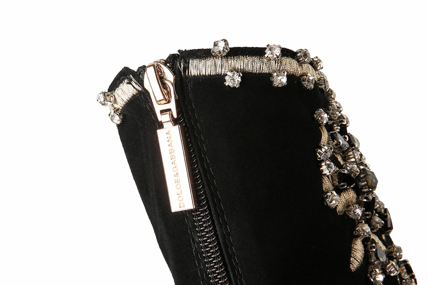 Ethnic Beaded Embroidered Booties Plus Size