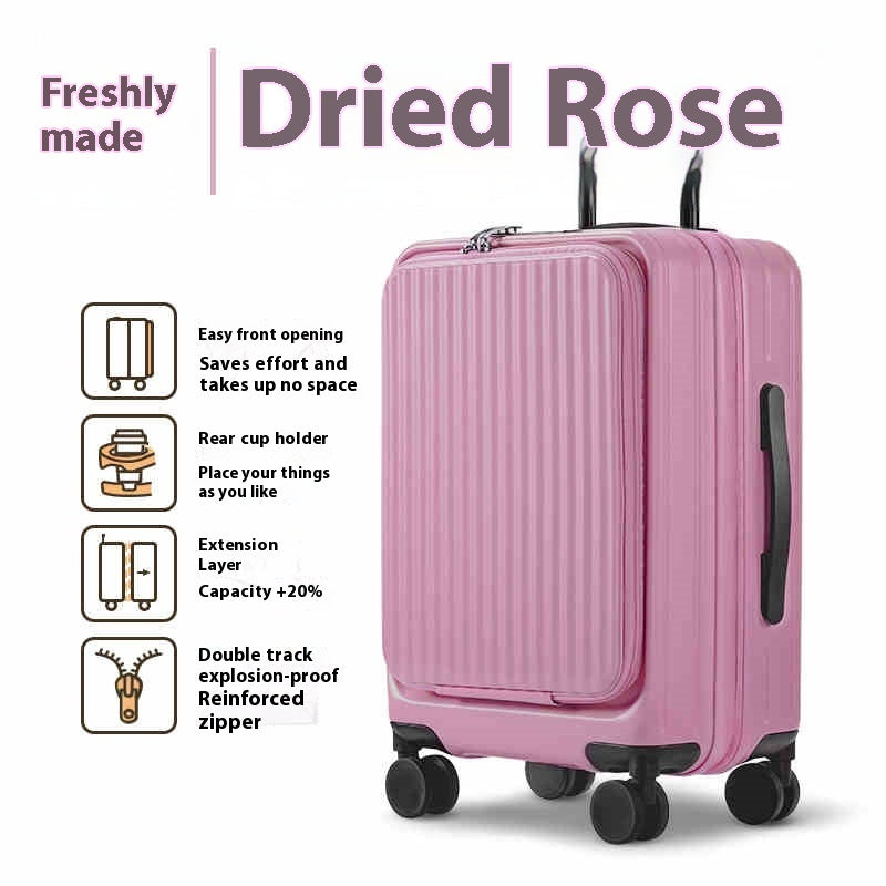 Expandable Multi Lever 20-Inch Suitcase