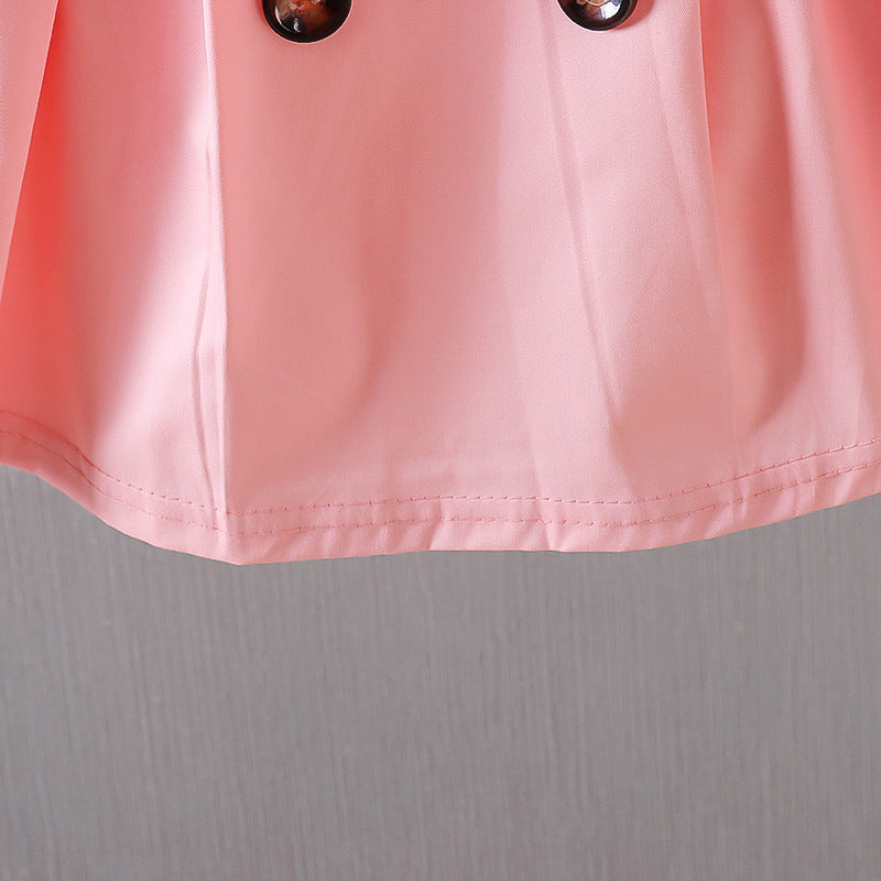 Girls' Spring-Autumn Western Dress
