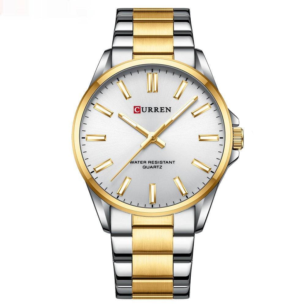 Men's Steel Strap Business Watch