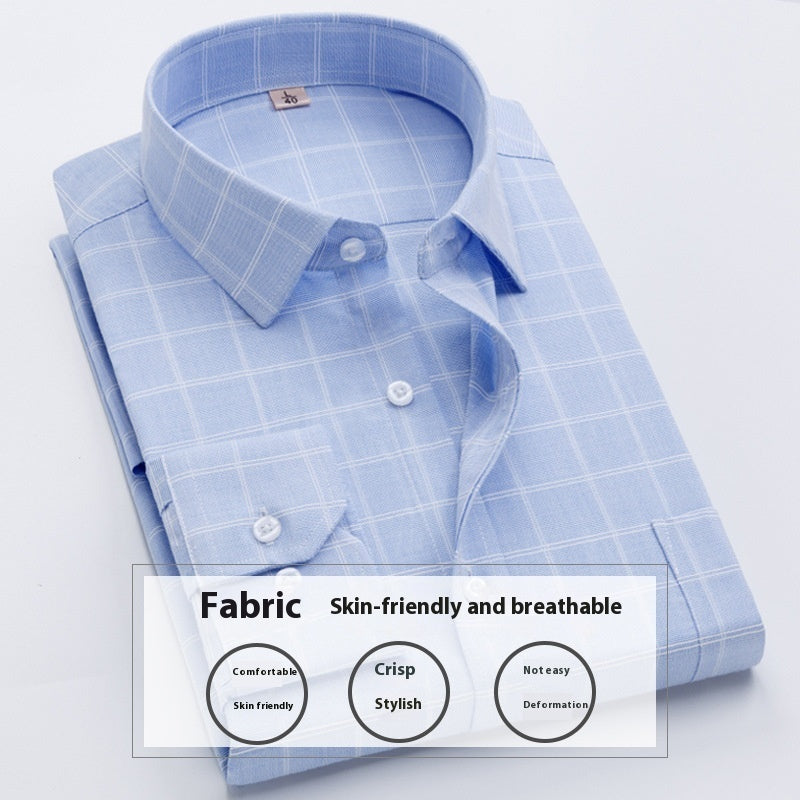 Men's Long Sleeve Spring and Autumn Loose Shirt