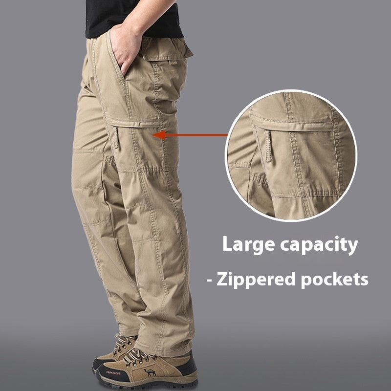 Men's Loose Outdoor Sport Climbing Multi-pocket Overalls