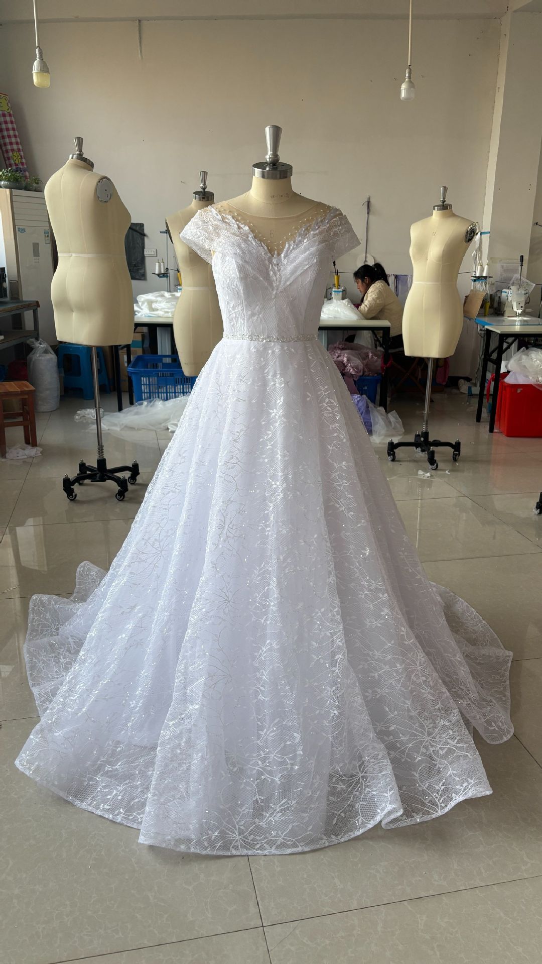 Romantic Off-Shoulder Bridal Look