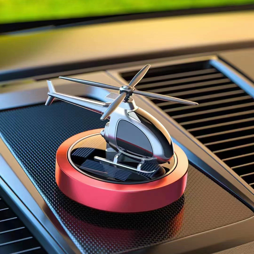 Solar Powered Red Car Perfume Ornament