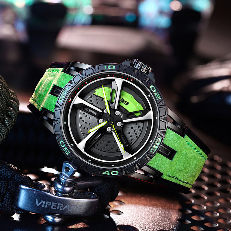 Men’s 3D Hollow Wheel Watch