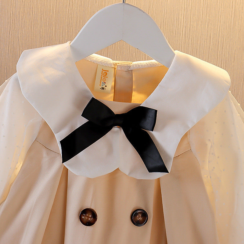 Girls' Spring-Autumn Western Dress