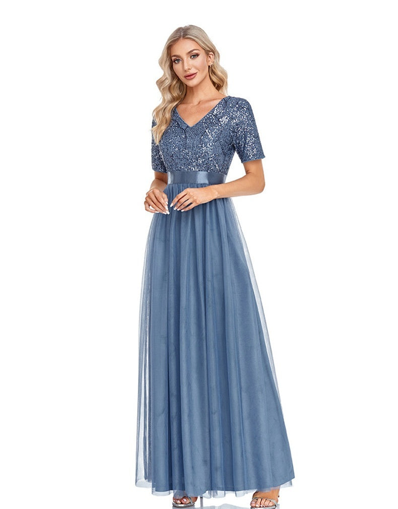 Sparkling A-Line Party Dress