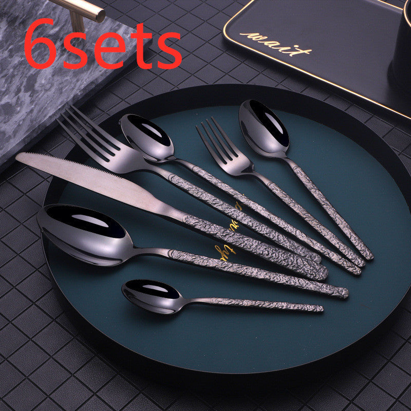 Royal Textured Steak Cutlery Set