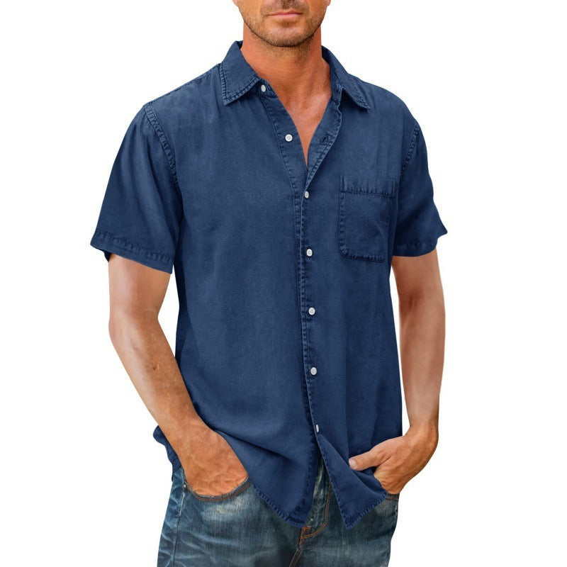 Men's Polo Solid Pocket Shirt