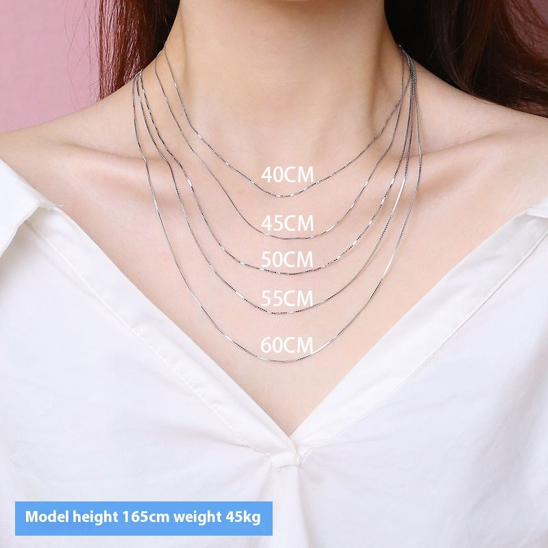 S925 Silver Necklace Box