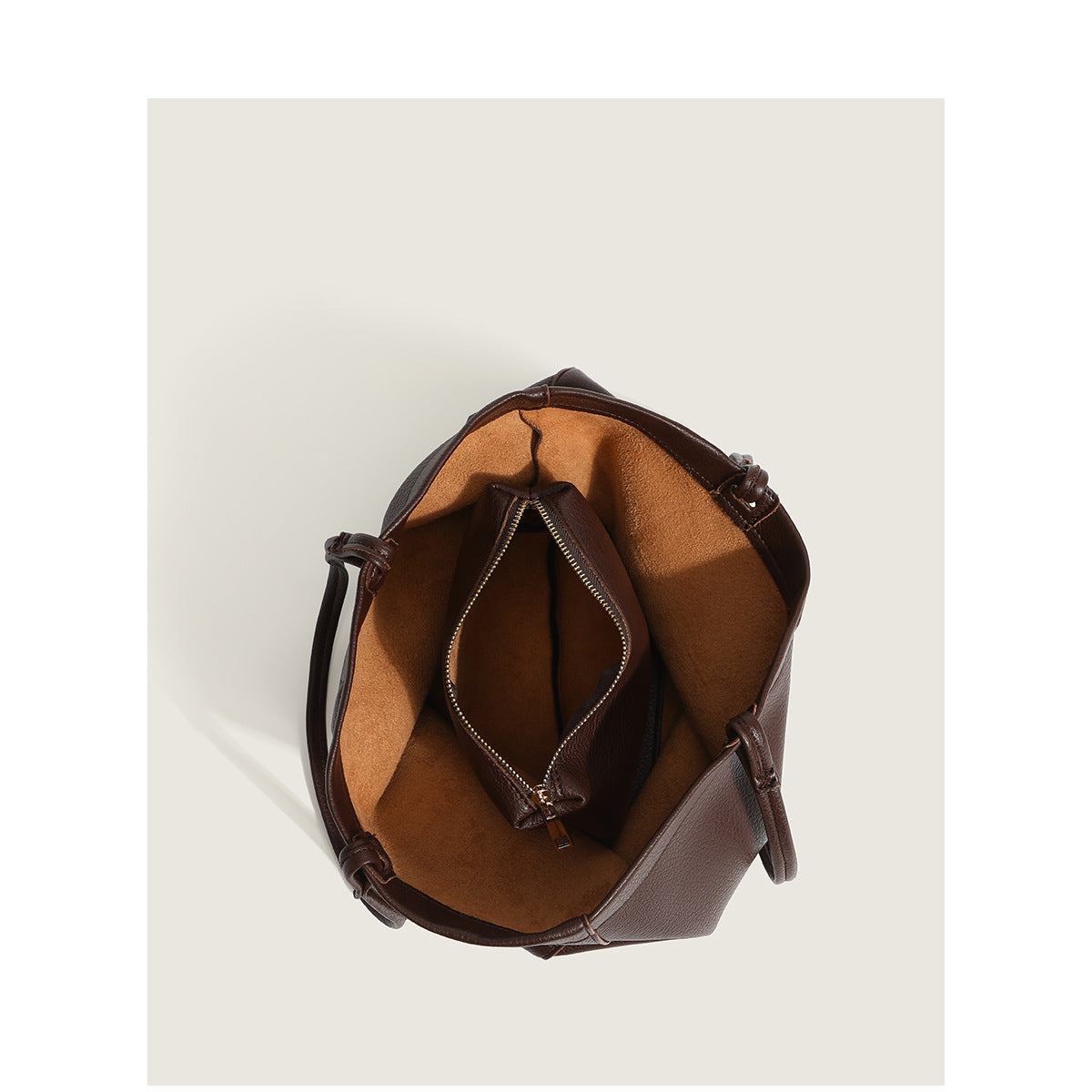 Fashion All-match Shoulder Bag Coffee
