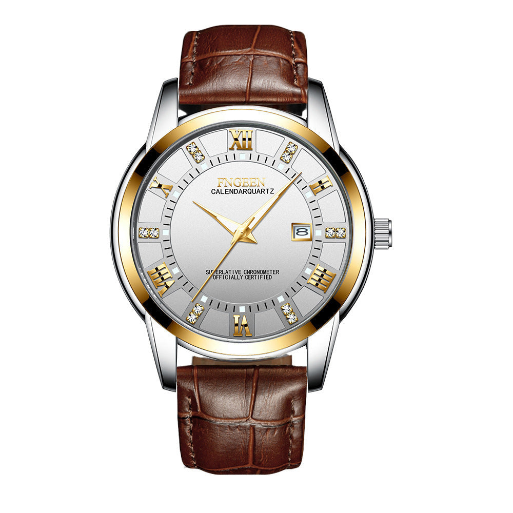 Ultra-thin Waterproof Business Watch