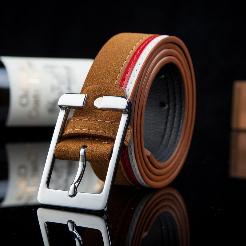 Men's Alloy Pin Buckle Belt