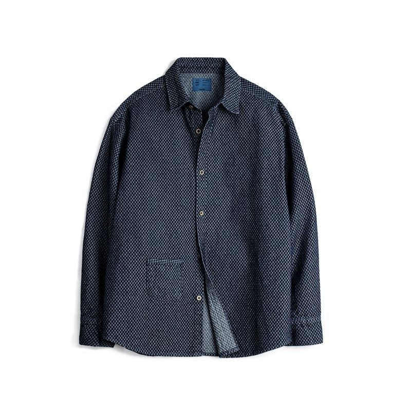 Retro American Plaid Denim Jacket
