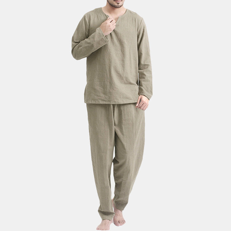 Two-piece Thin Breathable Pajamas