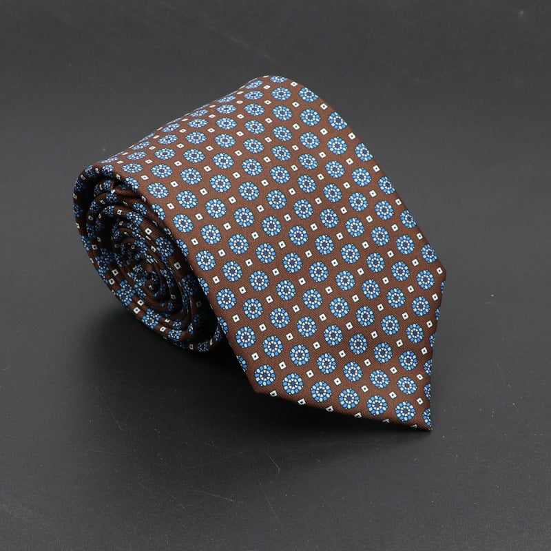 Super Soft Bohemian Silk Tie Men’s Fashion 75mm Necktie