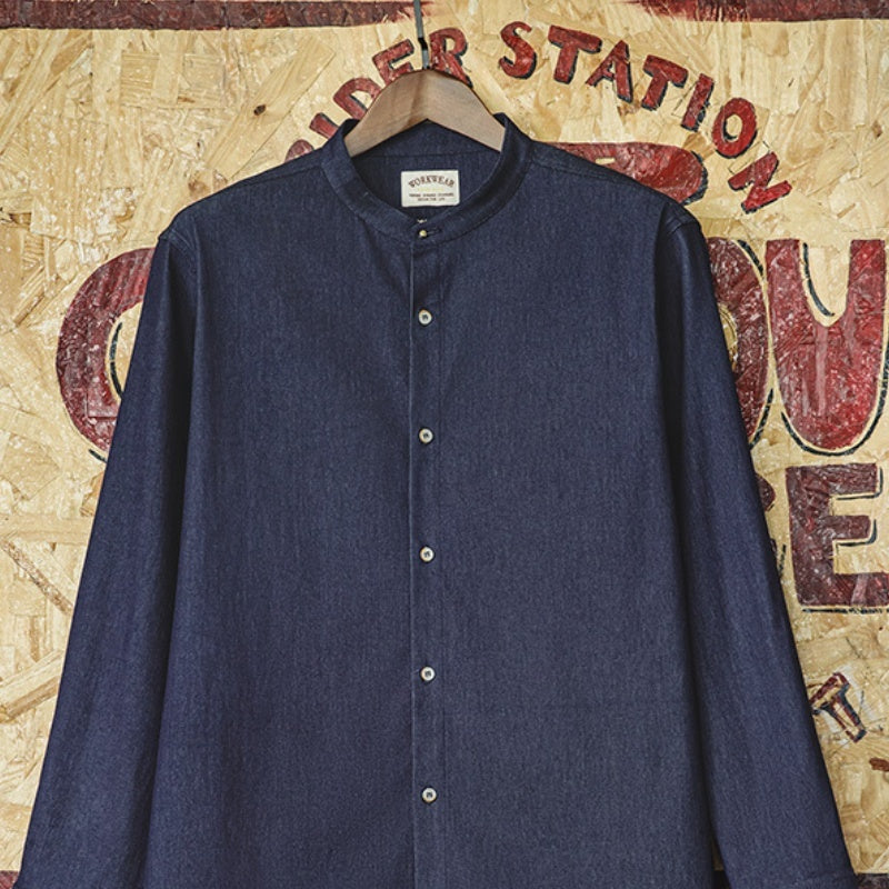 Retro Crew Neck Men’s Autumn Shirt