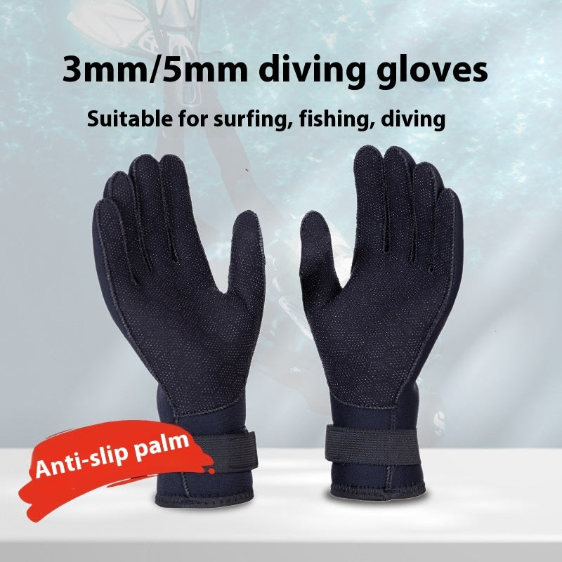 Professional Diving Mittens Cold-proof
