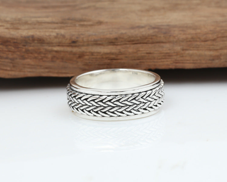 Handmade Vintage Thai S925 Silver Men’s Ring
