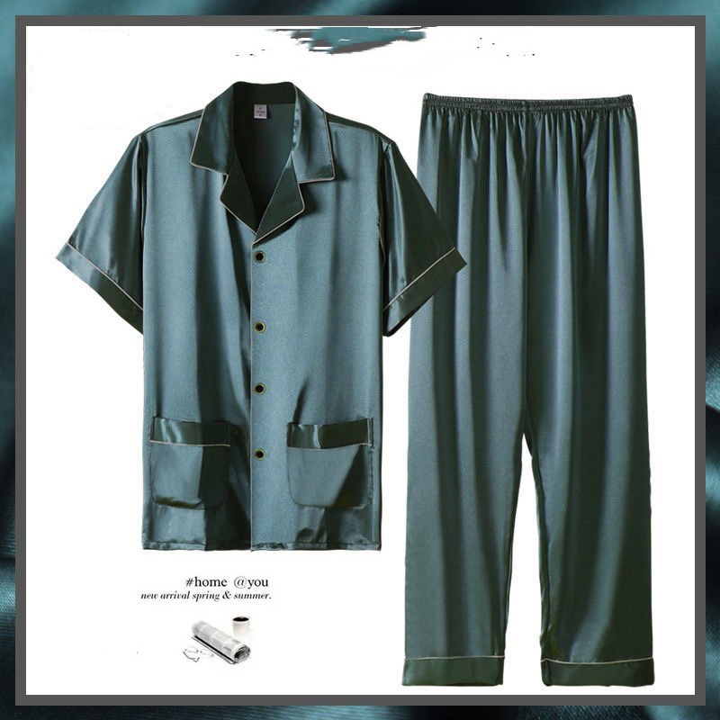Men's Summer Short Sleeve Thin Suit