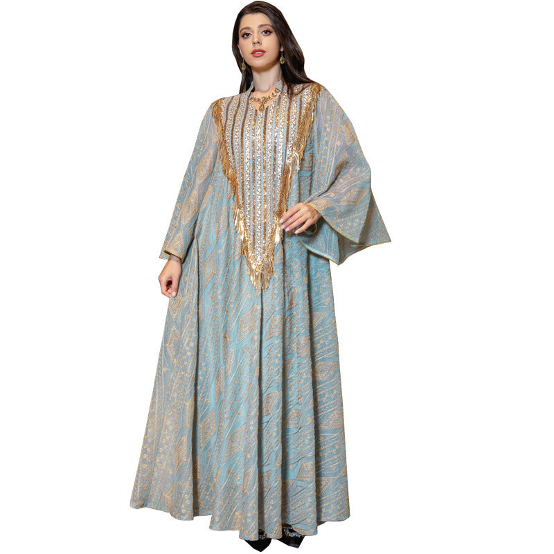 Dubai Embroidered Evening Dress