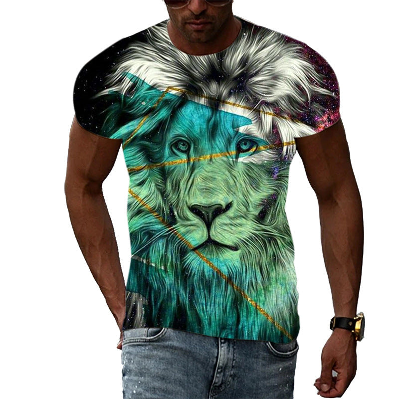 Men's Mesh Cartoon Anime T-shirt