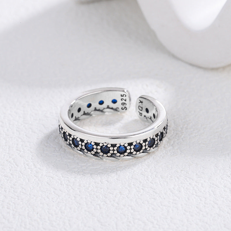 S925 Silver Small Design Worn Ring
