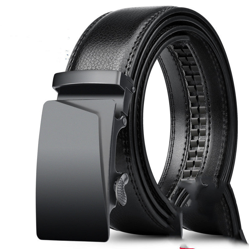 Men's Cowhide Leather Automatic Belt