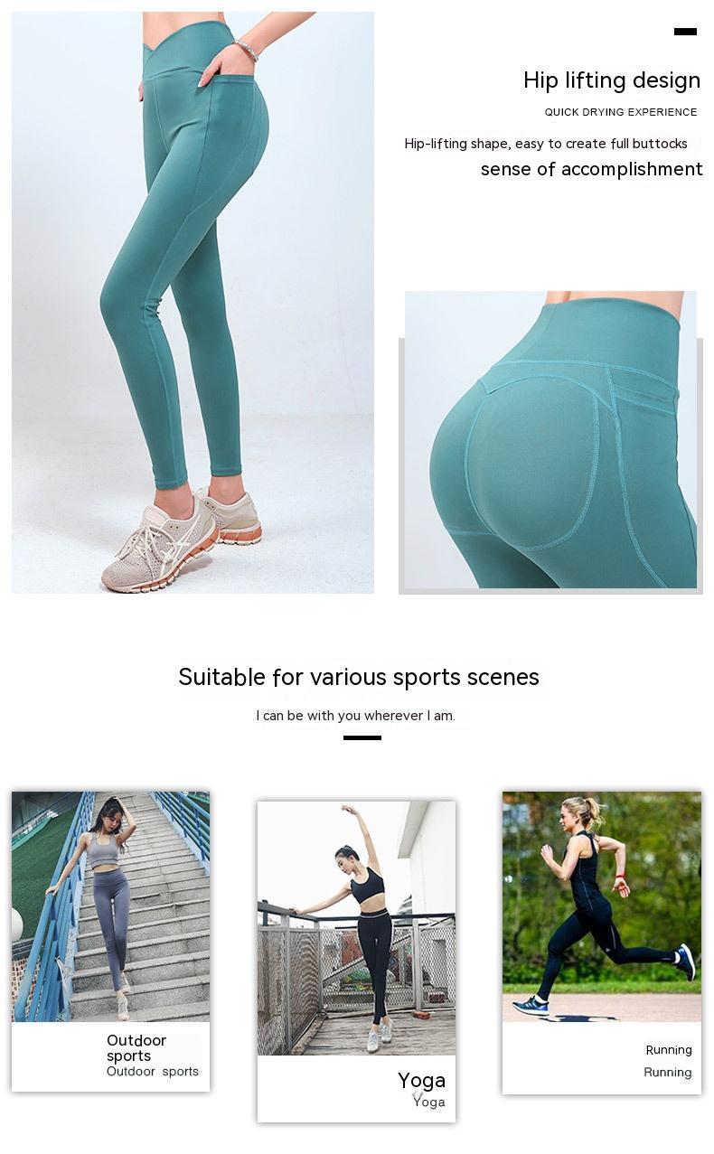 High Waist Slim Yoga Pants
