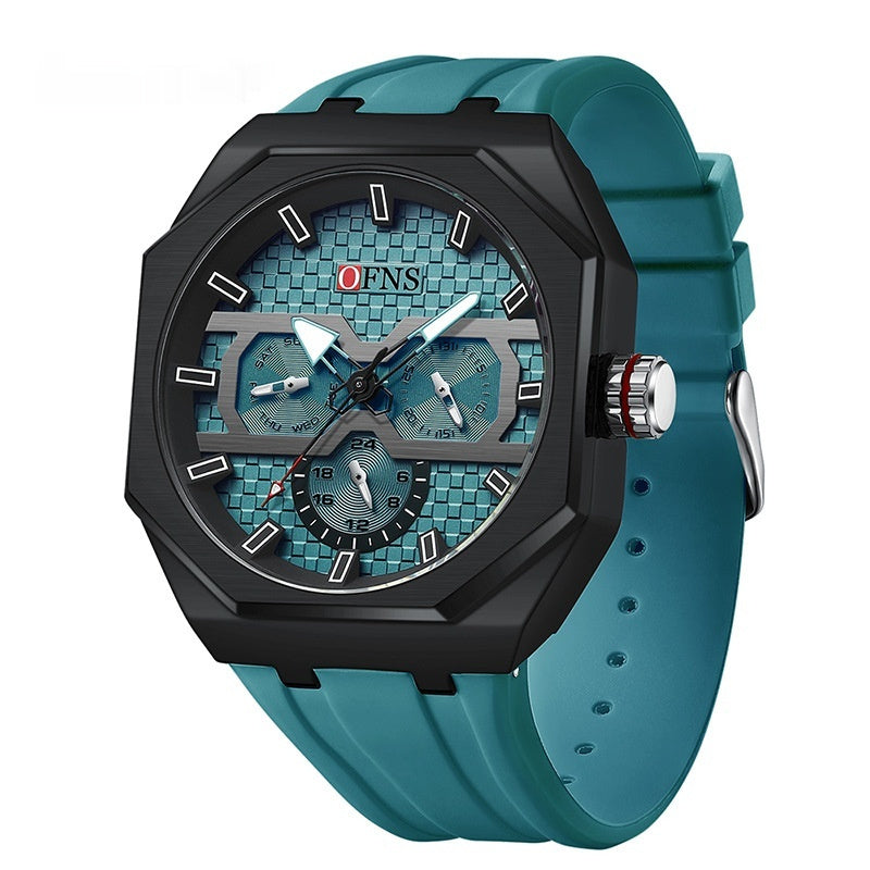 Strip Nail Scale Waterproof Quartz Watch
