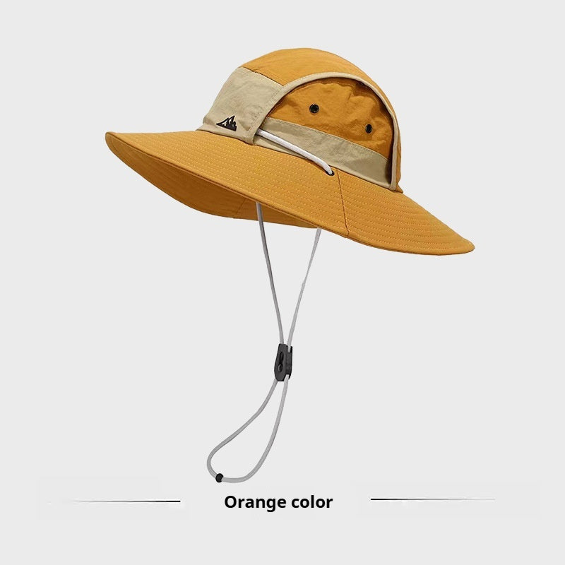 Men's Color Matching Outdoor Sun Protection Cap